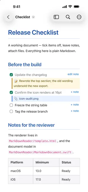 MarkDown Reader - MD Viewer screenshot 1