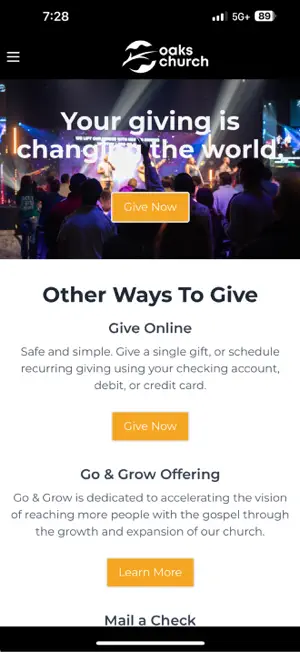 Oaks Church McKinney screenshot 3