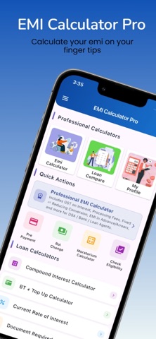 EMI Calculator - Pro Screenshot 1 of 6