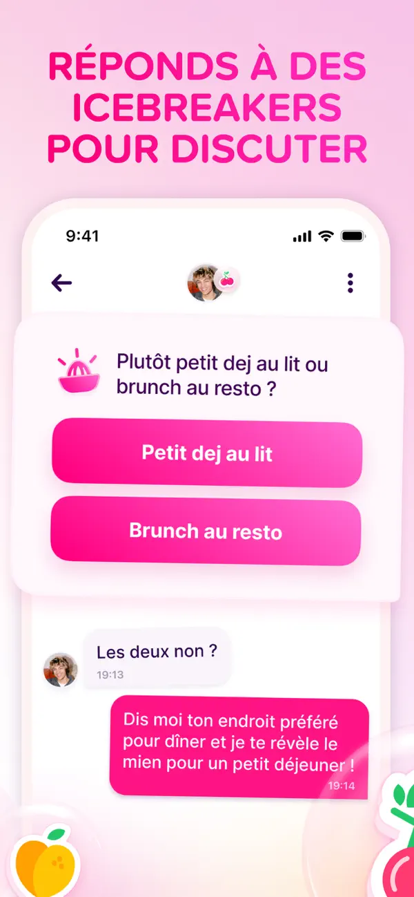 Screenshot #3 pour Fruitz: Appli de rencontre