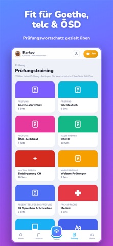 Karteo: Deutsch lernen screenshot