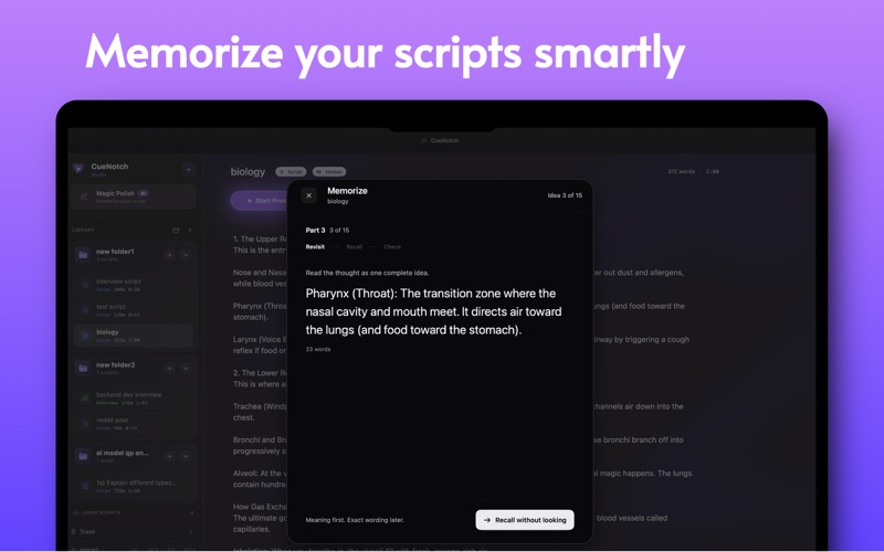 CueNotch - Notch Teleprompter screenshot 6