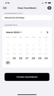 How to cancel & delete simple days countdown 1