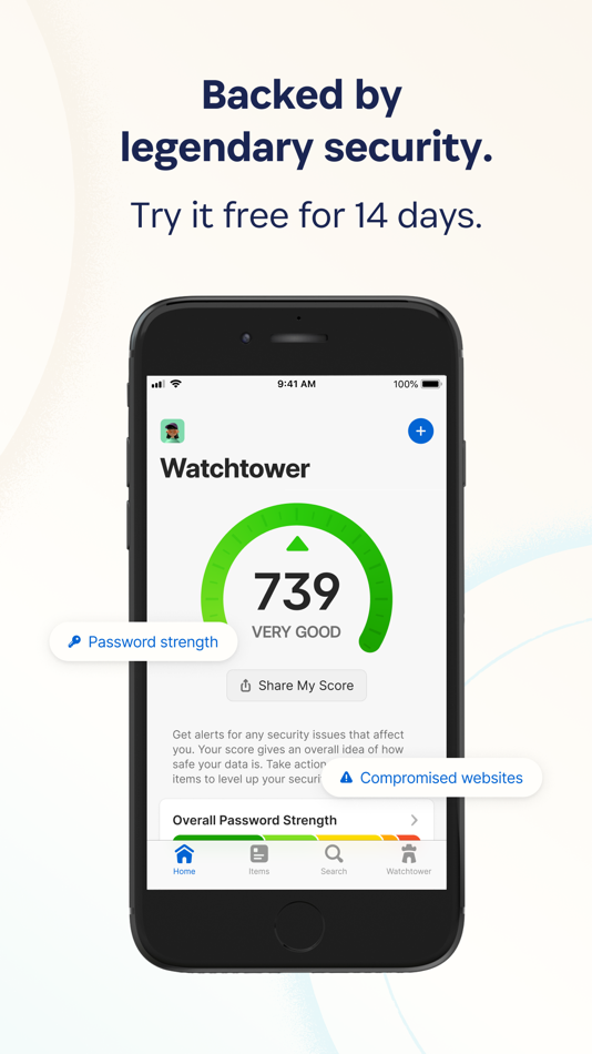 #5. 1Password: Password Manager (iOS) 由: AgileBits Inc.