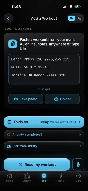 Rayne Fitness Tracking screenshot 2