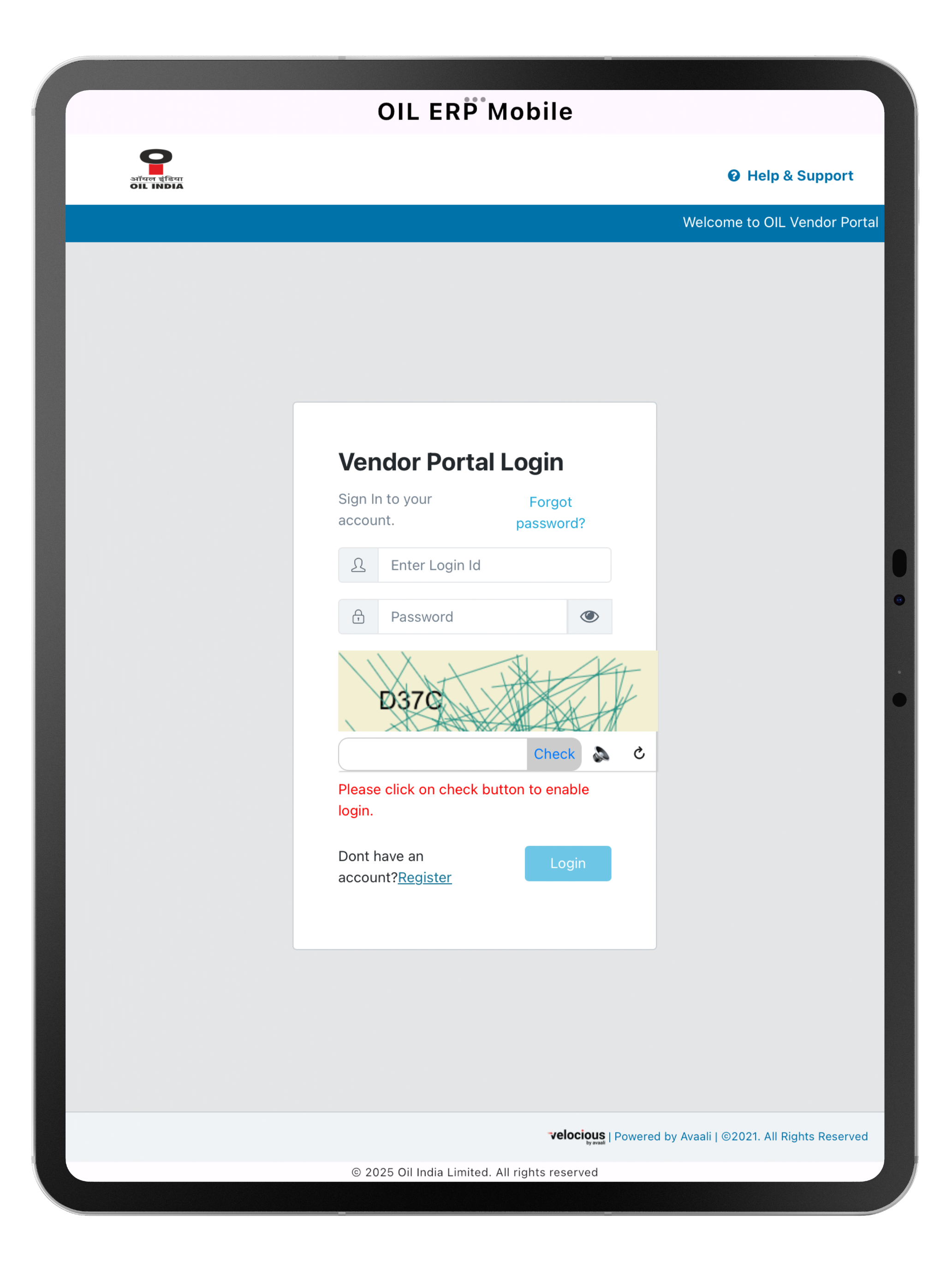 OIL ERP Mobile