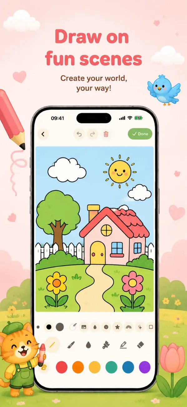Bloom: Kids Coloring & Draw screenshot