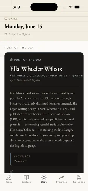 Verse - Poetry Writing App screenshot 3