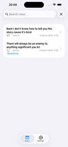 SermonScribe screenshot