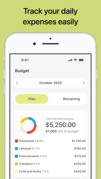 Expense Tracker: Budget Direct iPhone screenshot 2 - Finance app