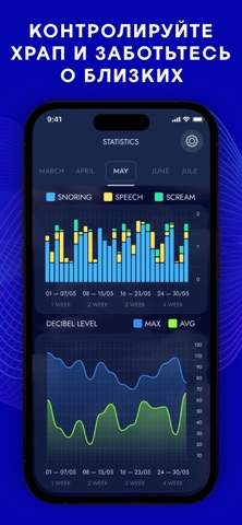 Sleep recorder - трекер сна iPhone screenshot 2