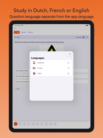 VCA Exam Prep English Test iPad screenshot