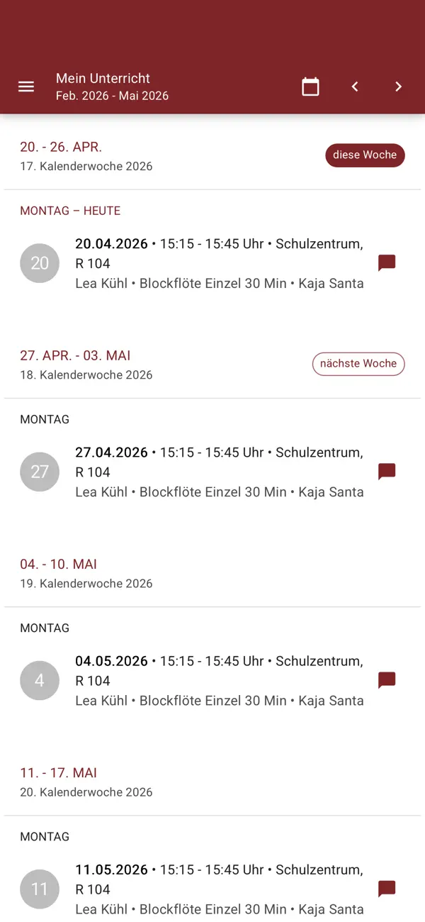 Screenshot #2 pour Musik Akademie Obergrafschaft