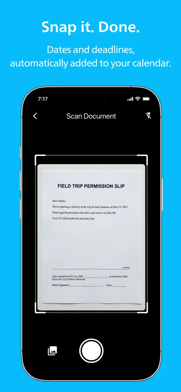 #2. PaperSnap - Scan to Calendar (iOS) By: Funnyeve