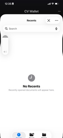 CV Wallet screenshot