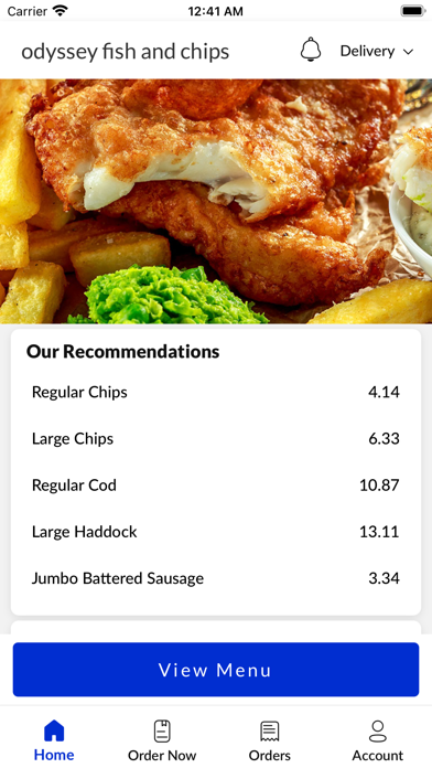 Odyssey Fish and Chips Screenshot