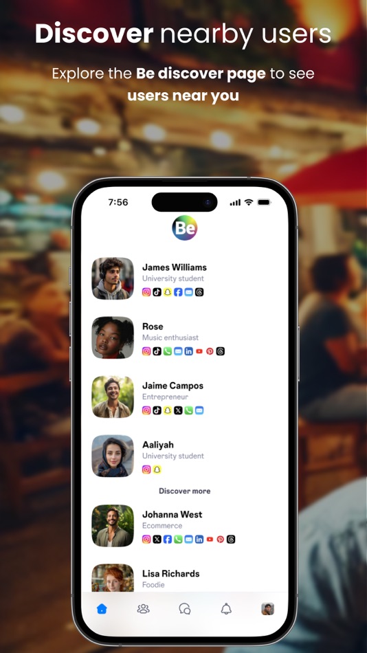 #1. BeApp: Connecting People (iOS) 由: BeDiscoverable App Ltd