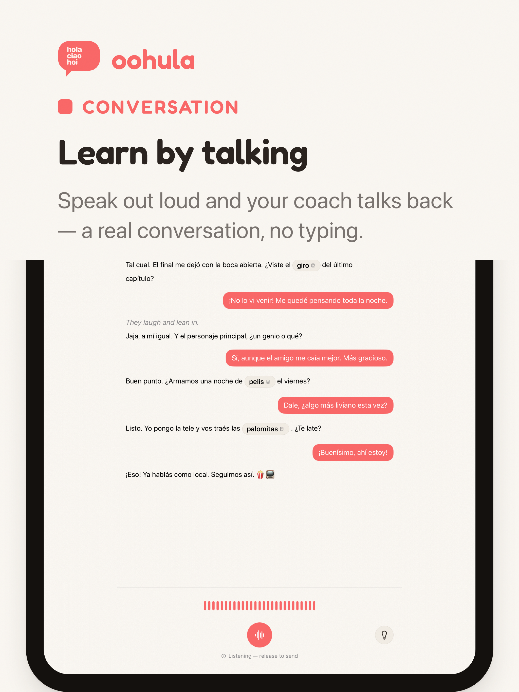 oohula - Language Coach screenshot 8