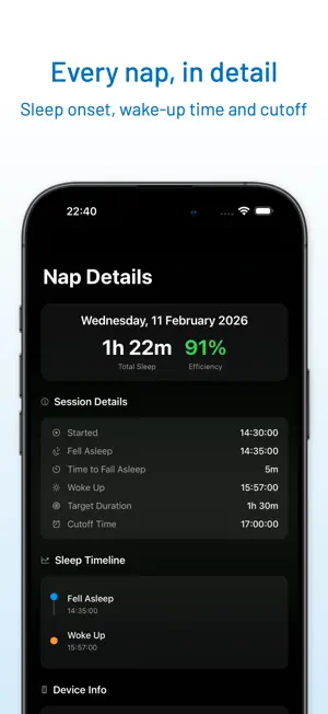 Smart Nap: Power Nap Alarm screenshot 4