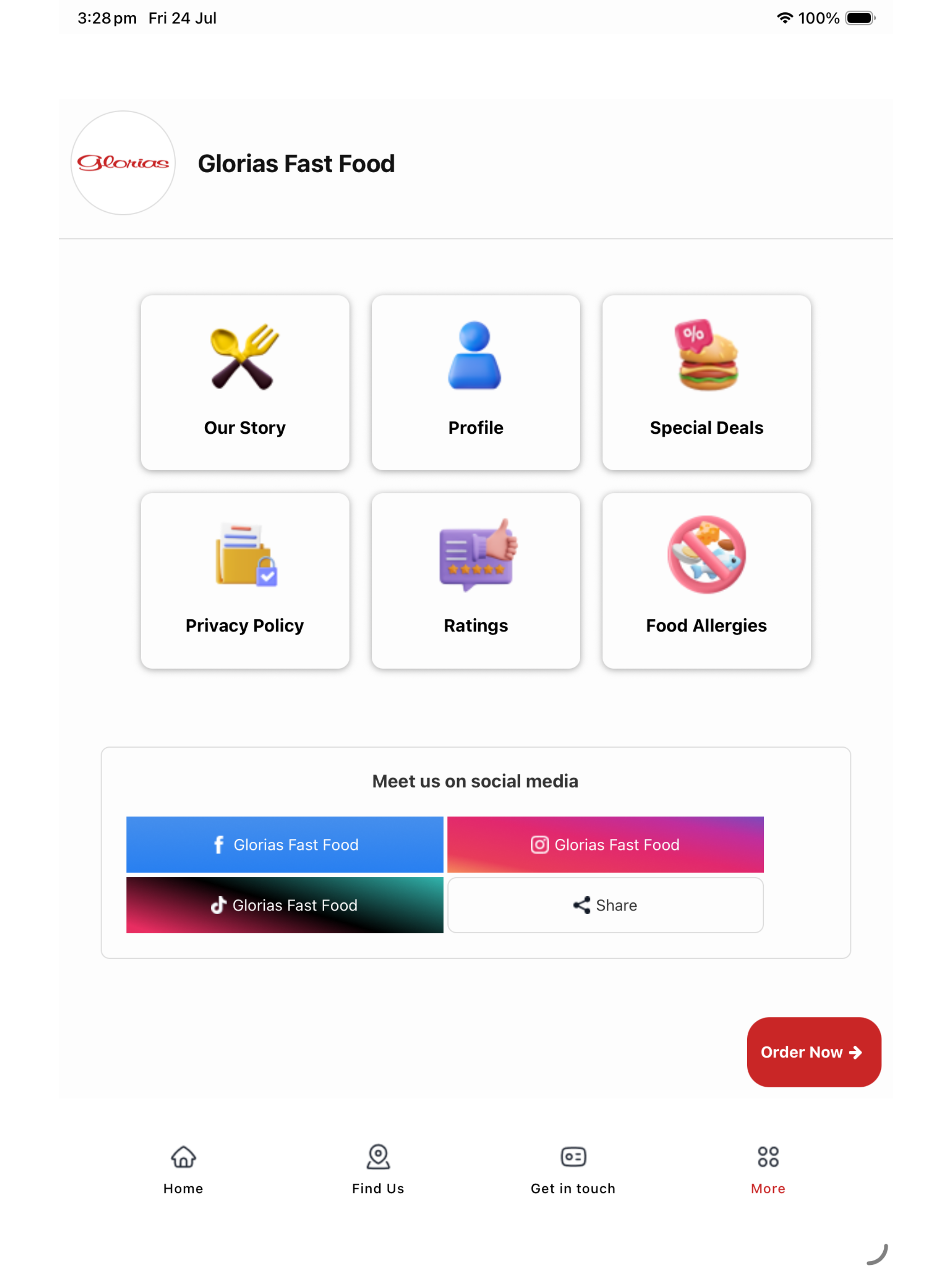 Glorias Fast Food screenshot 8