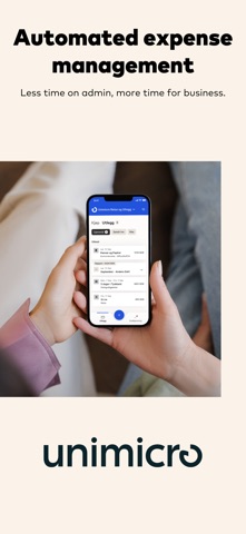 Unimicro Reise og Utlegg screenshot