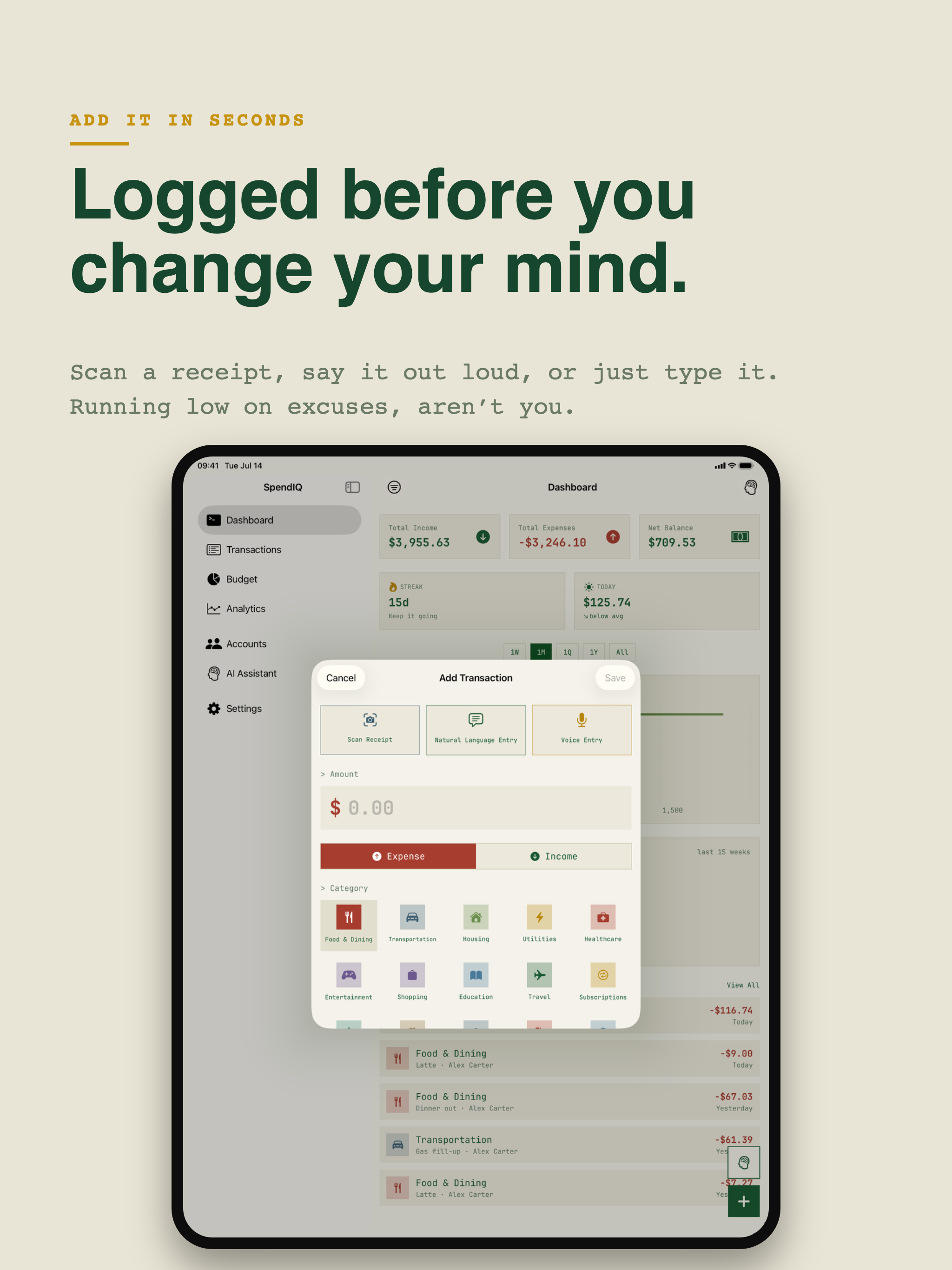 Expense Tracker AI : SpendIQ screenshot 12