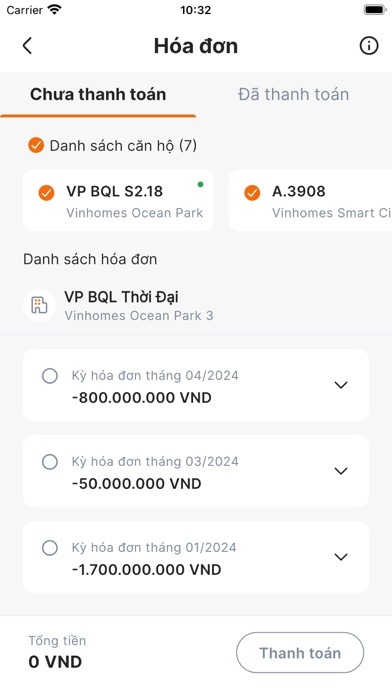 Vinhomes Resident Screenshot