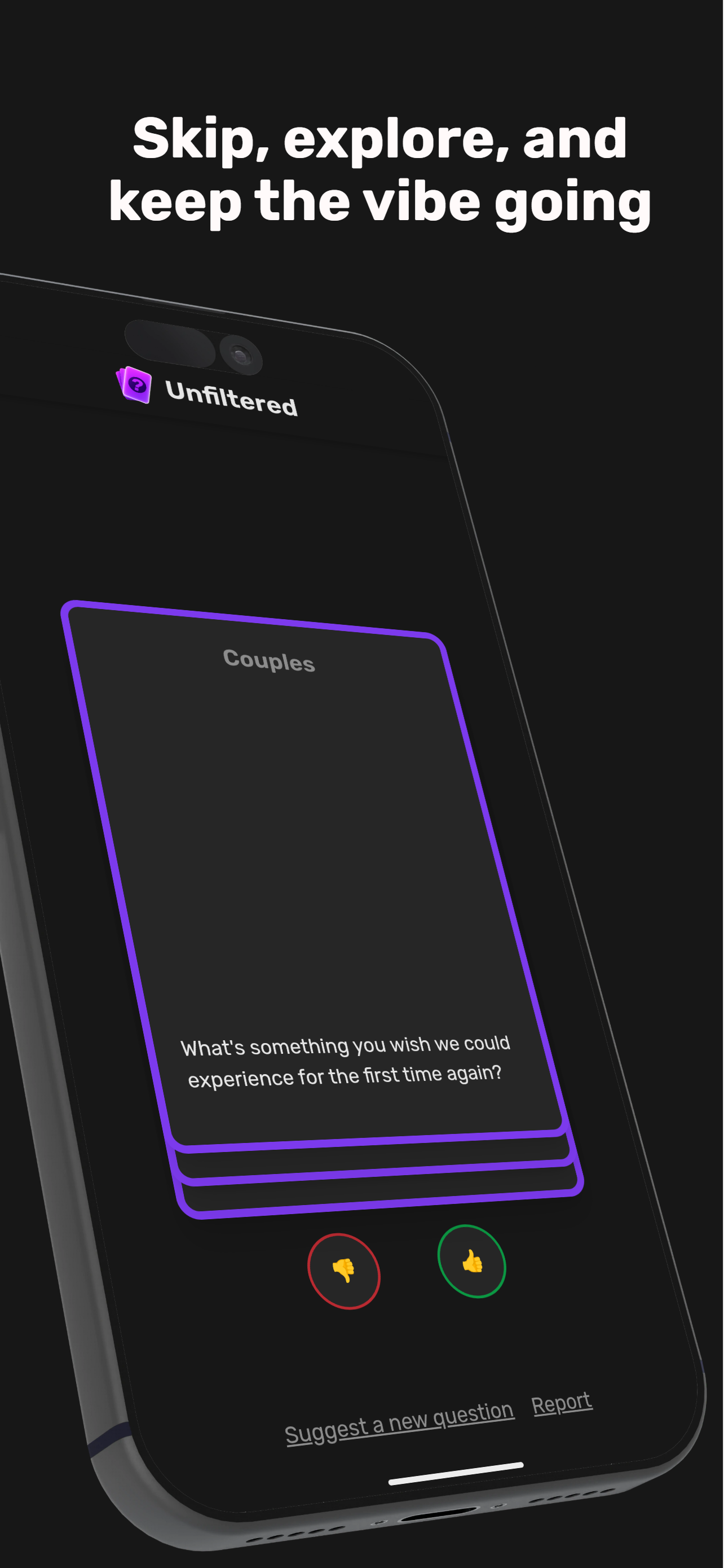 Unfiltered: Question Card Game screenshot 3