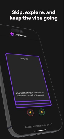 Unfiltered: Question Card Game screenshot