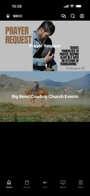 Big Bend Cowboy Church screenshot 1