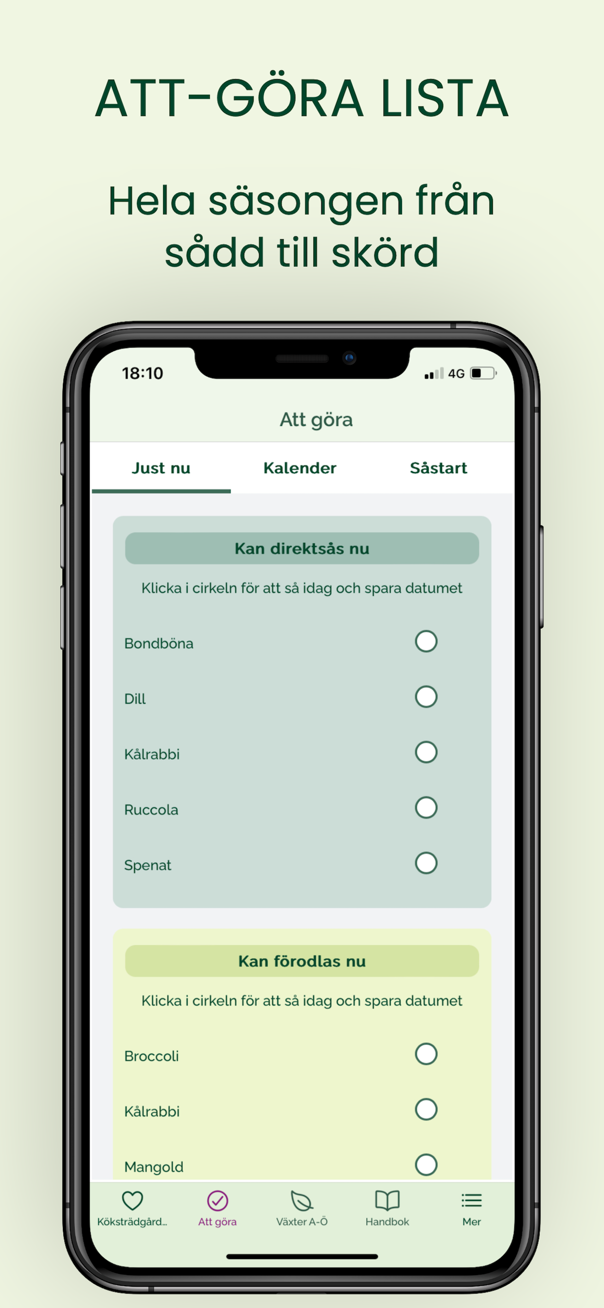Odla ätbart