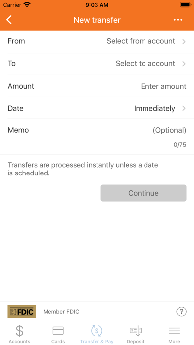 Bank of Sun Prairie Mobile Screenshot