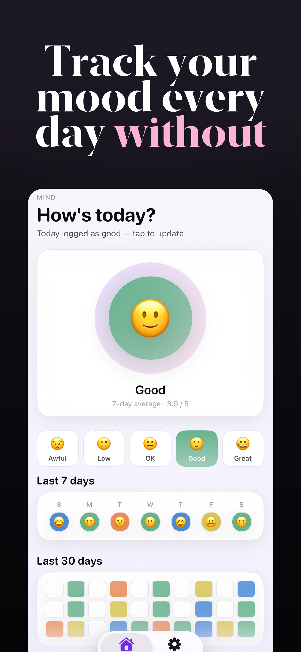 Mood Tracker - Daily Log screenshot 5