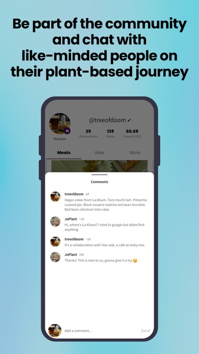 Plantee: Go Plant-based & Earn Screenshot