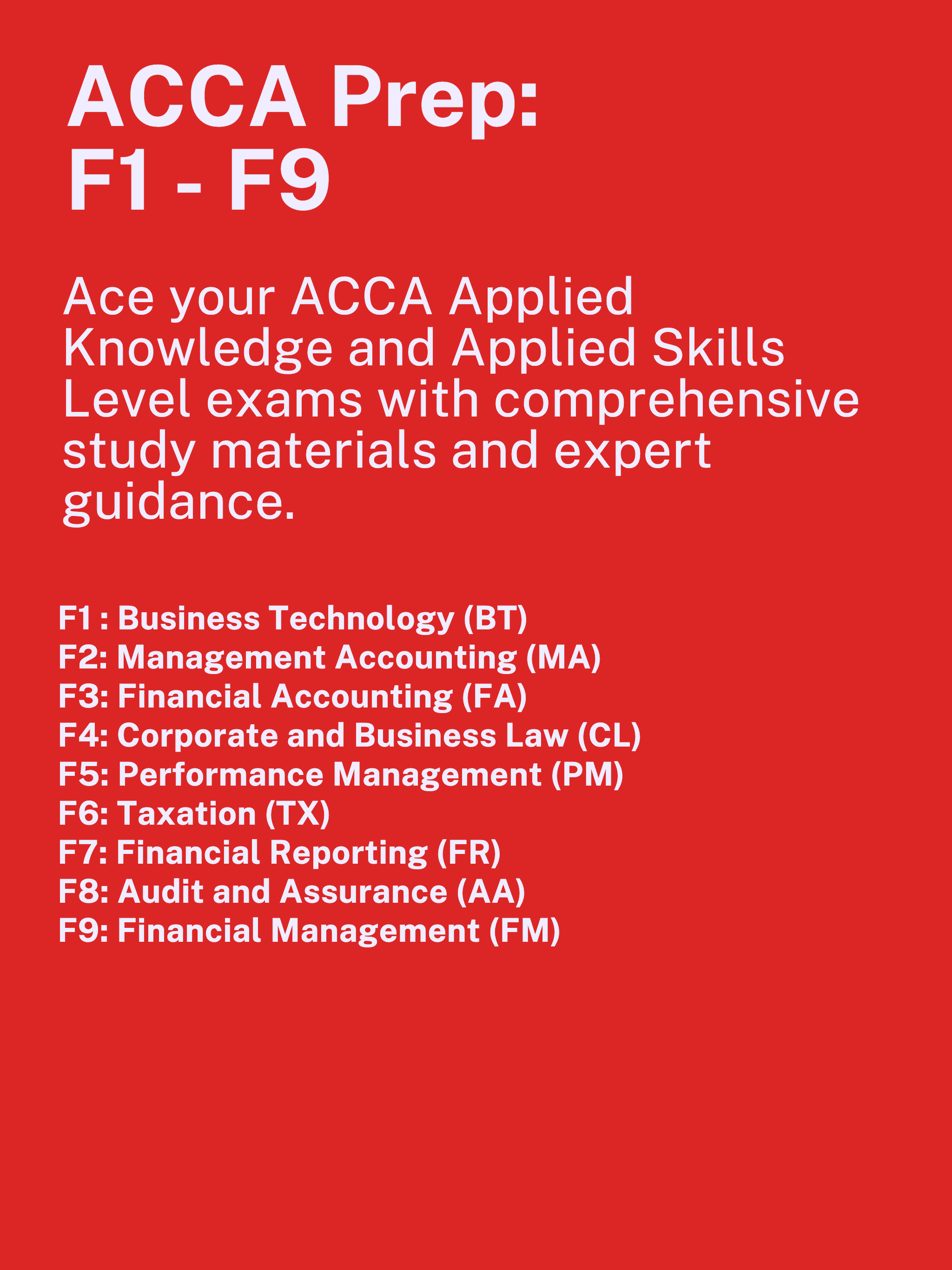 ACCA (F1-F9) Exam Prep screenshot 6