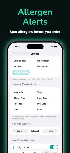 Sift - Eat Healthy screenshot 1