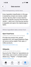 Ingredient Lookup screenshot