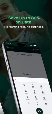 Tunz: Global eSIM For Travel iPhone screenshot