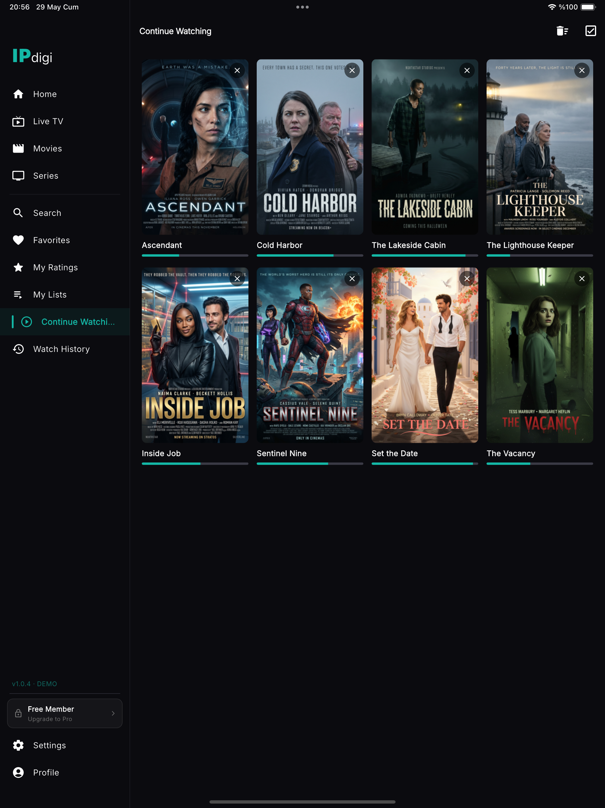 IP Digi - IPTV & Media Player screenshot 7