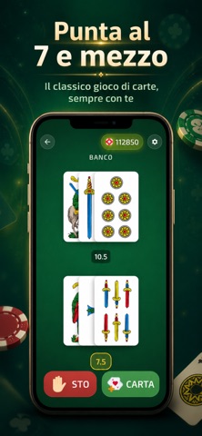 Sette e Mezzo - Gioco di Carte Screenshot 1 of 8
