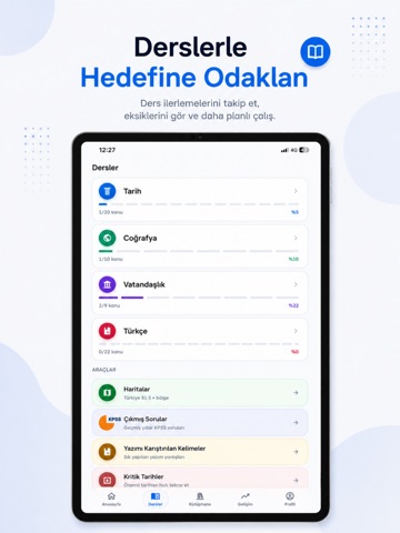 KPSS Genel Kültür Soruları iPad screenshot 3