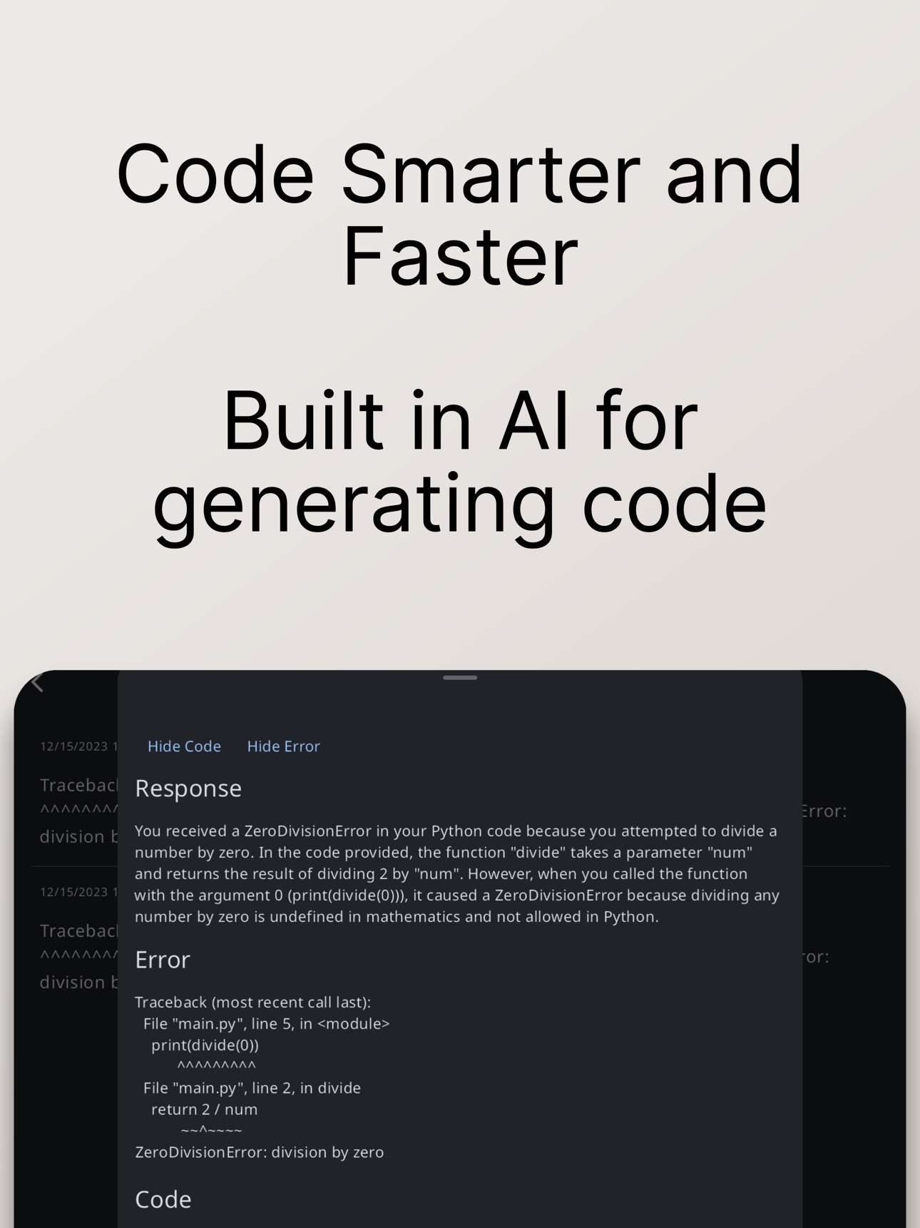 Python Coding Editor & IDE App screenshot 5