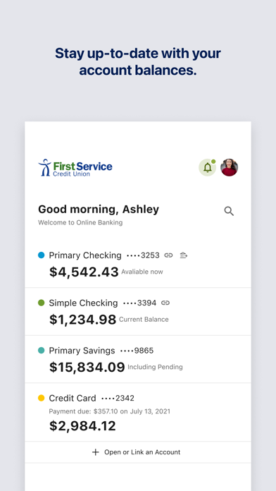 Screenshot #2 pour First Service Credit Union