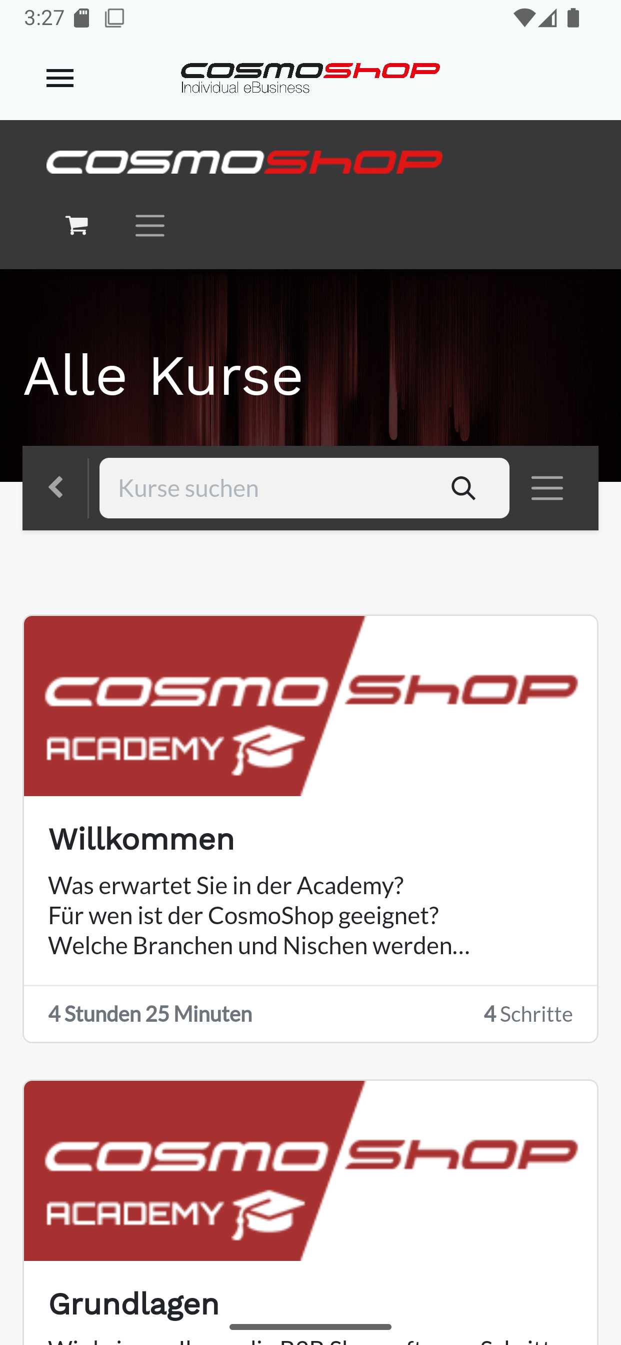 CosmoShop Shopbetreiber App