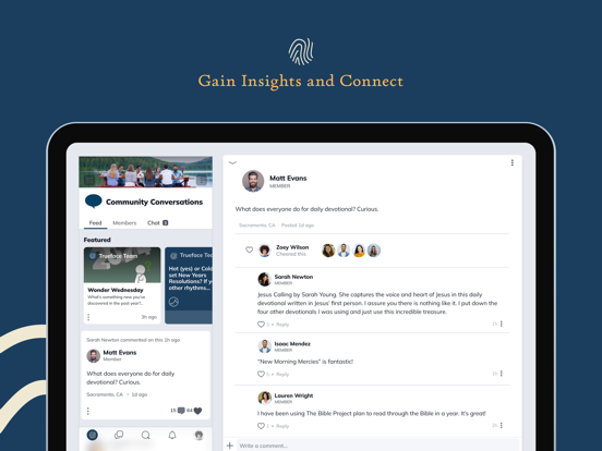 Trueface Life iPad screenshot 2 - Lifestyle app