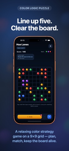 Hue Lanes: Color Match Puzzle screenshot 1