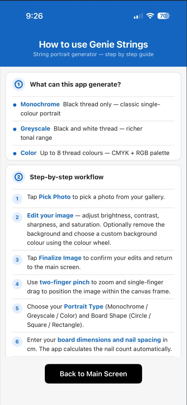 Screenshot #1 pour Genie Strings