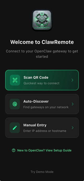 ClawRemote AI Screenshot 1 of 6