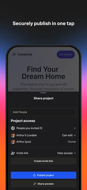 Lovable: Build Apps With AI screenshot 4 of 5