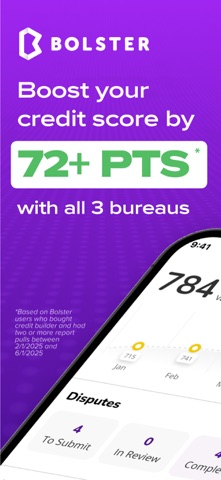Bolster: Get Your Credit Right iPhone screenshot